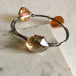 BOGO $5 ITEMS! Neutral Silver Wire Wrapped Bracelet